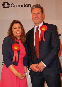Image: Prime Minister Keir Starmer and Tulip
