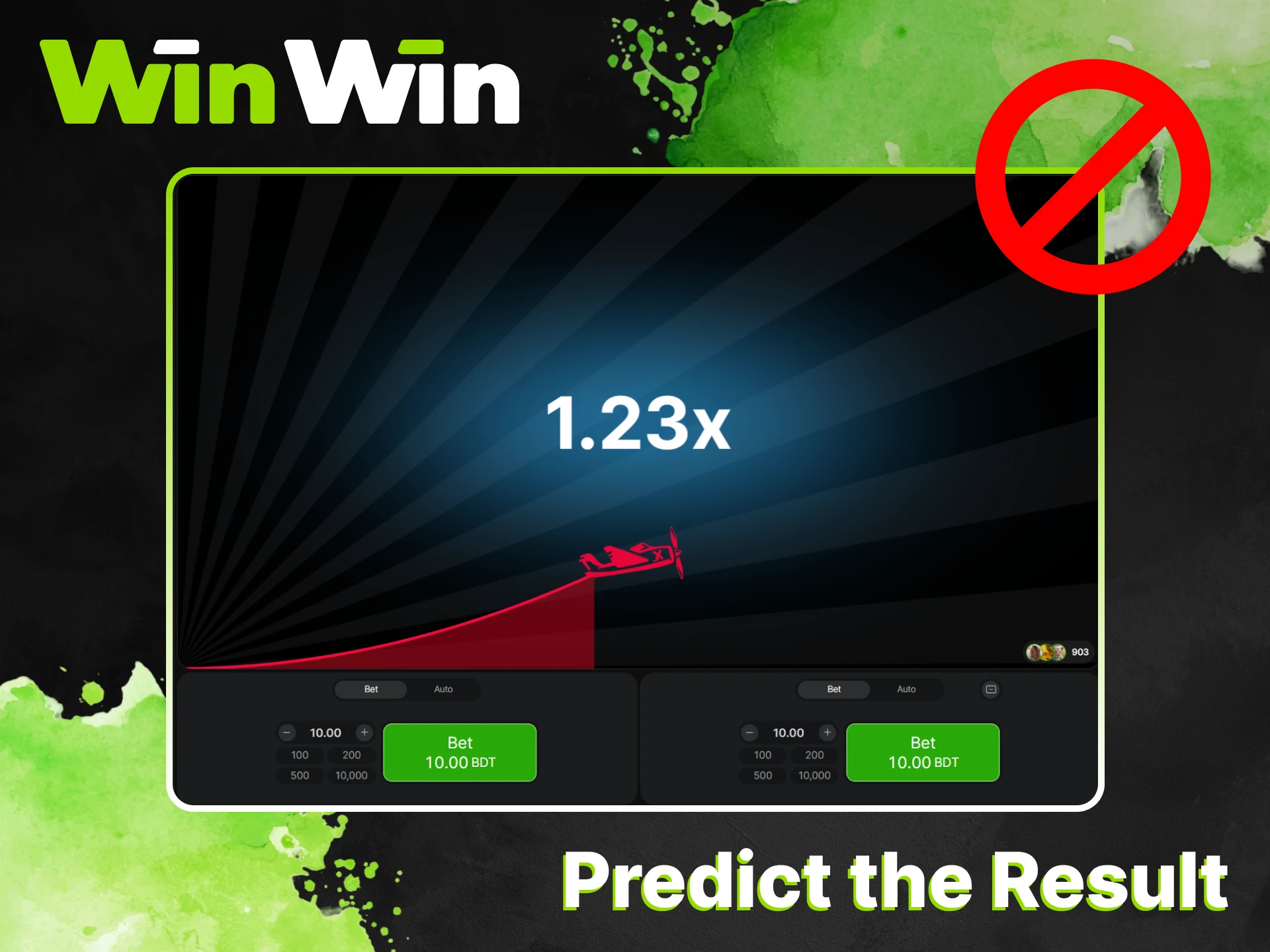 Do not use third-party software to predict Aviator game results at WinWin.