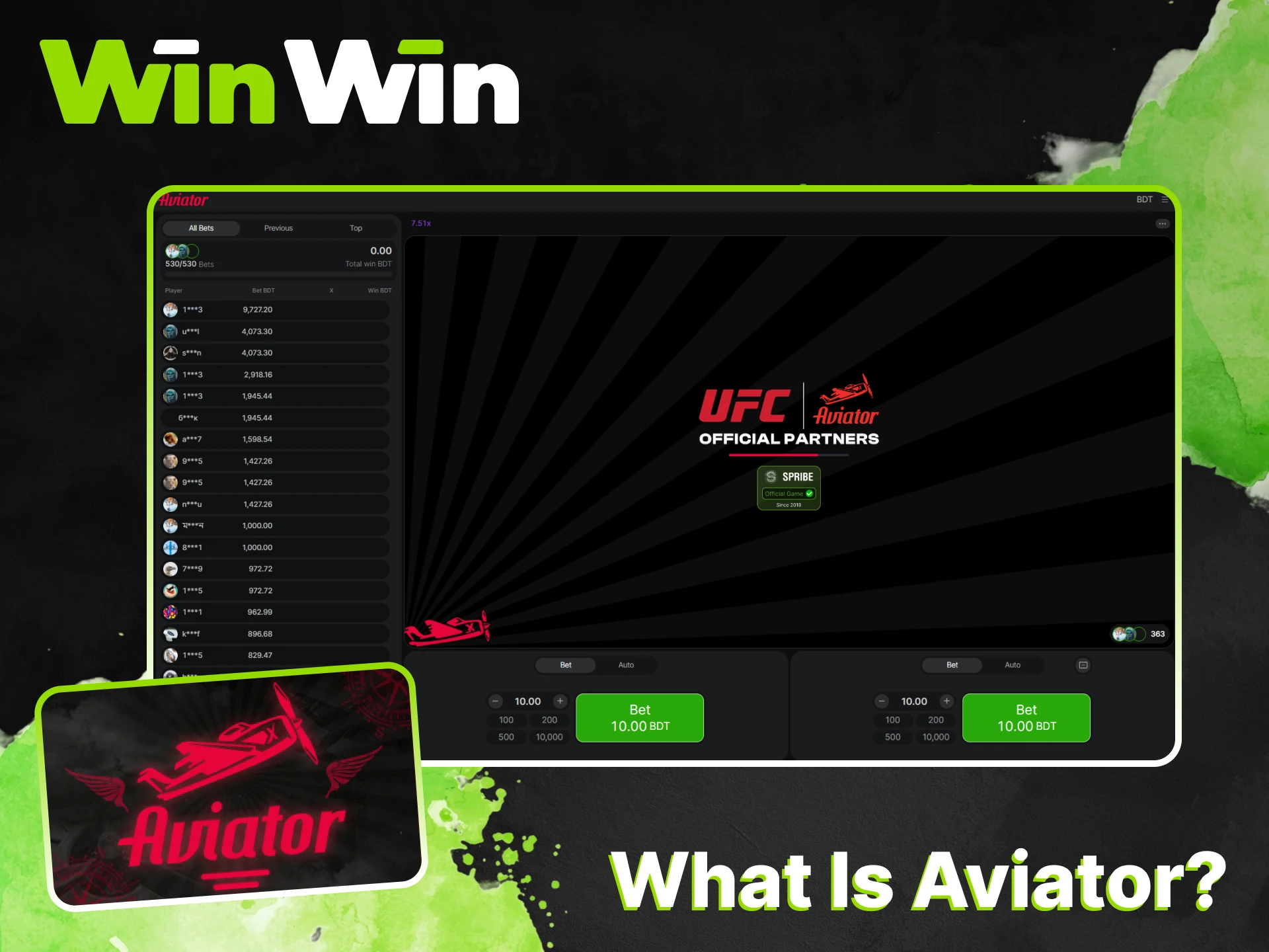 Learn about the Aviator game presented on the WinWin platform.
